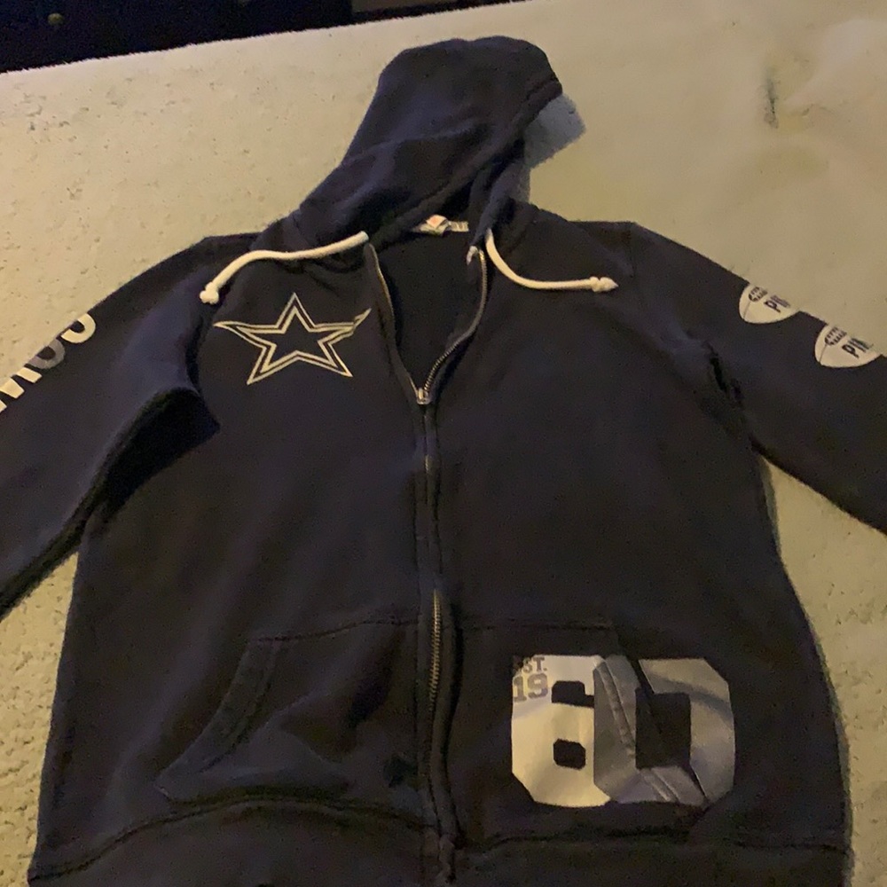Victoria Secret Pink blue Dallas Cowboys sweater Medium